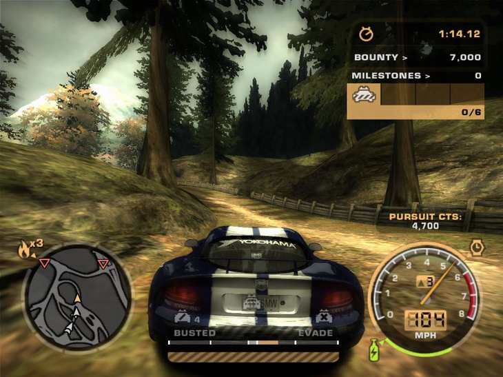 NFS Most Wanted: Скриншот №1